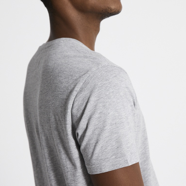 Premium basic tee "Conrad" Grey Melange